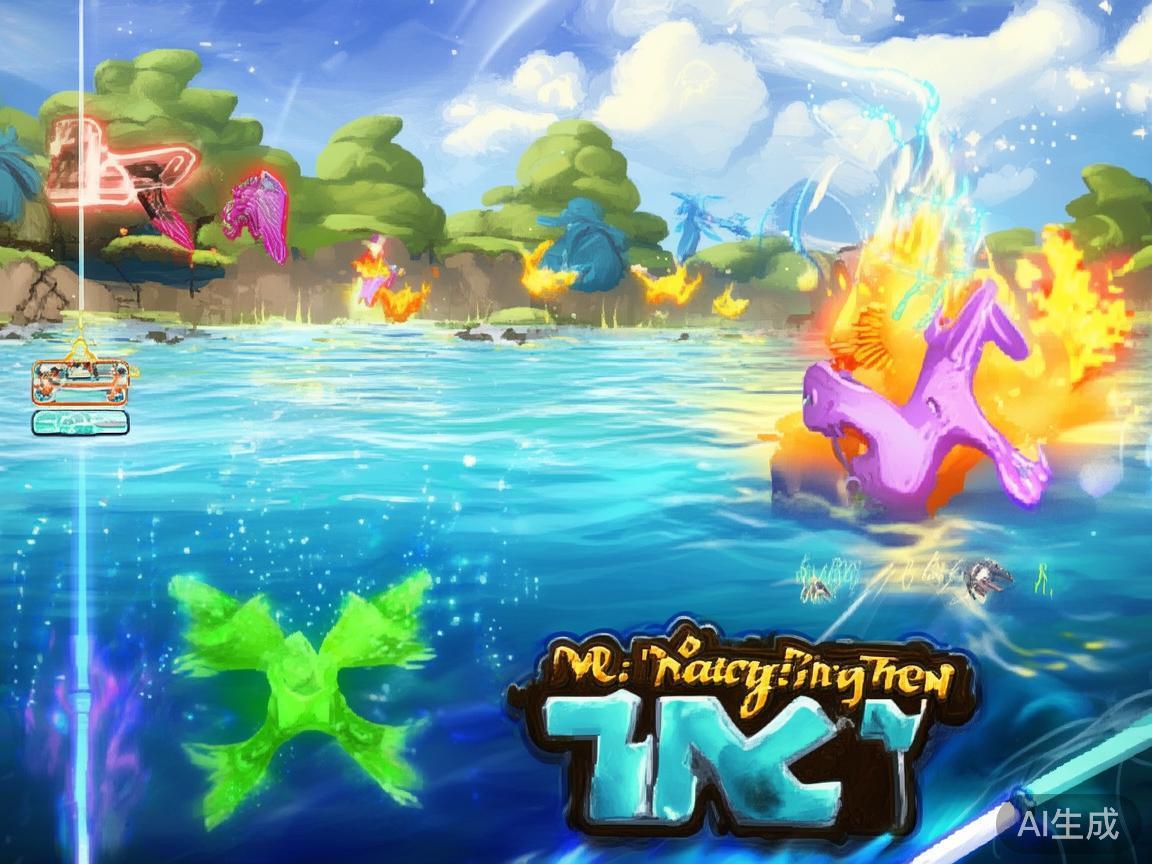 五龙捕鱼游戏中存在多种特殊鱼和道具，例如“炸弹鱼”